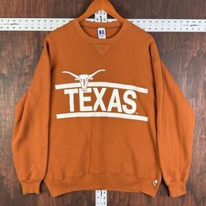 Texas Longhorns Russell Athletic Sweatshirt Vintage 90's Made In USA Men XL NCAA